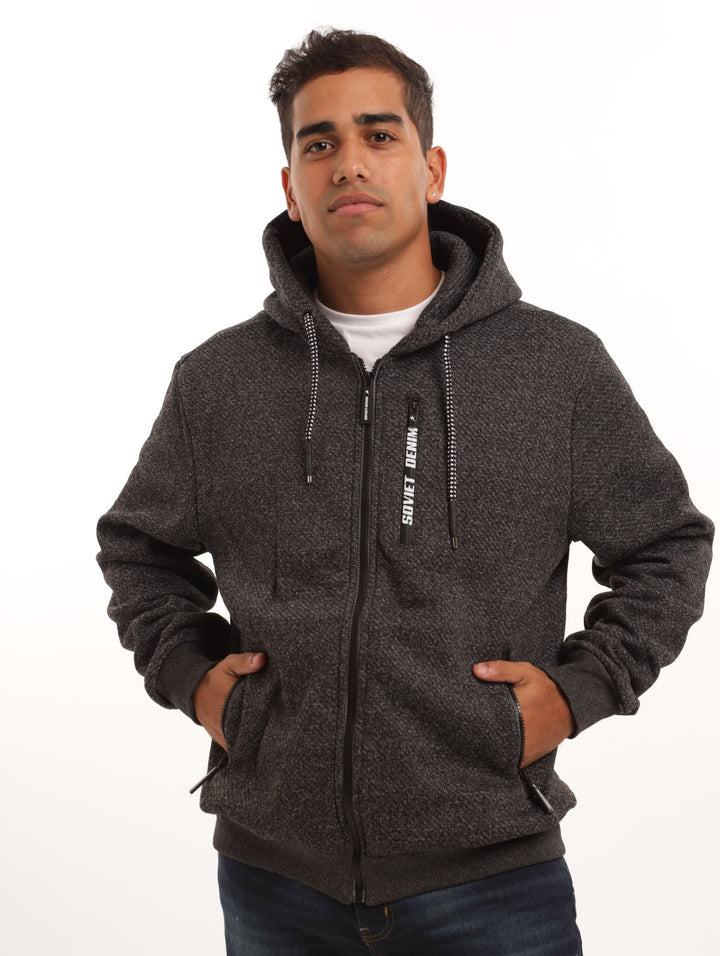 Men's Berutti Tracktop - Grey Melange