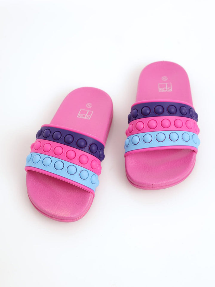 Girls EVA Pop Slide Sandal - Cerise