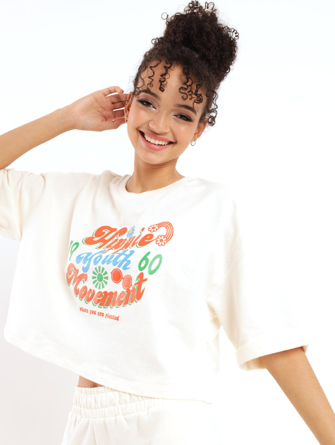 Ladies Fleece Top - Cream