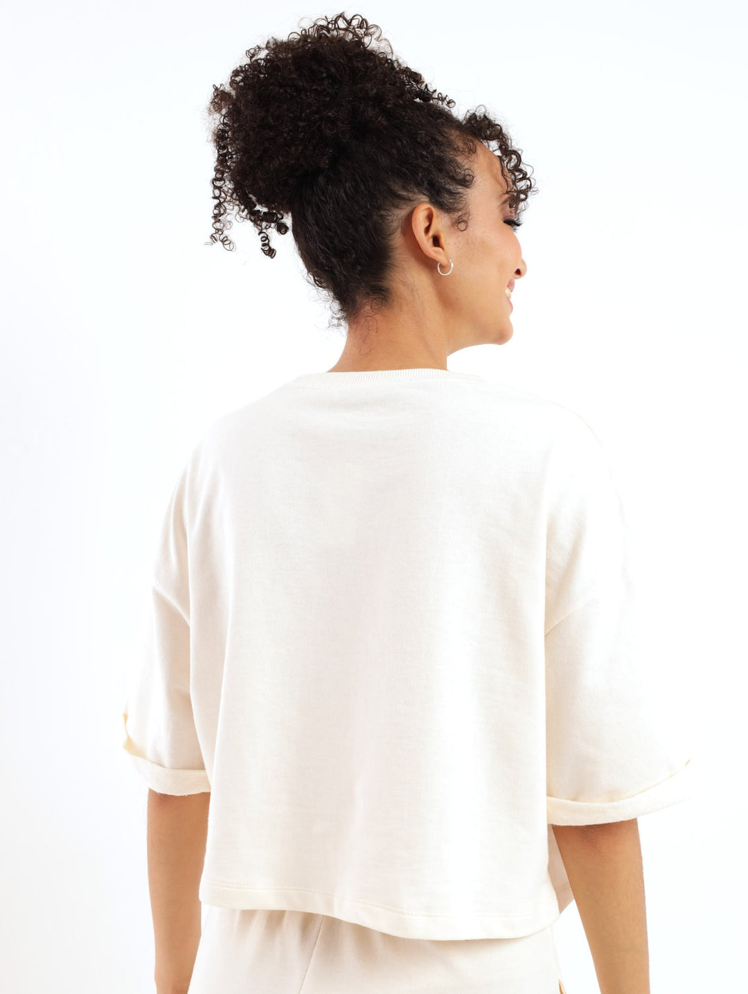 Ladies Fleece Top - Cream