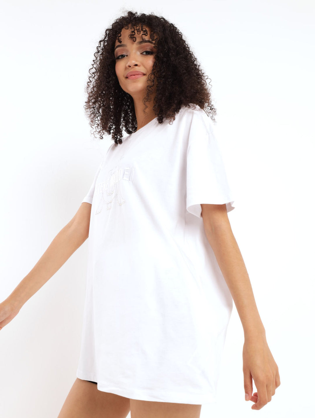 Ladies Boyfriend Tee - White