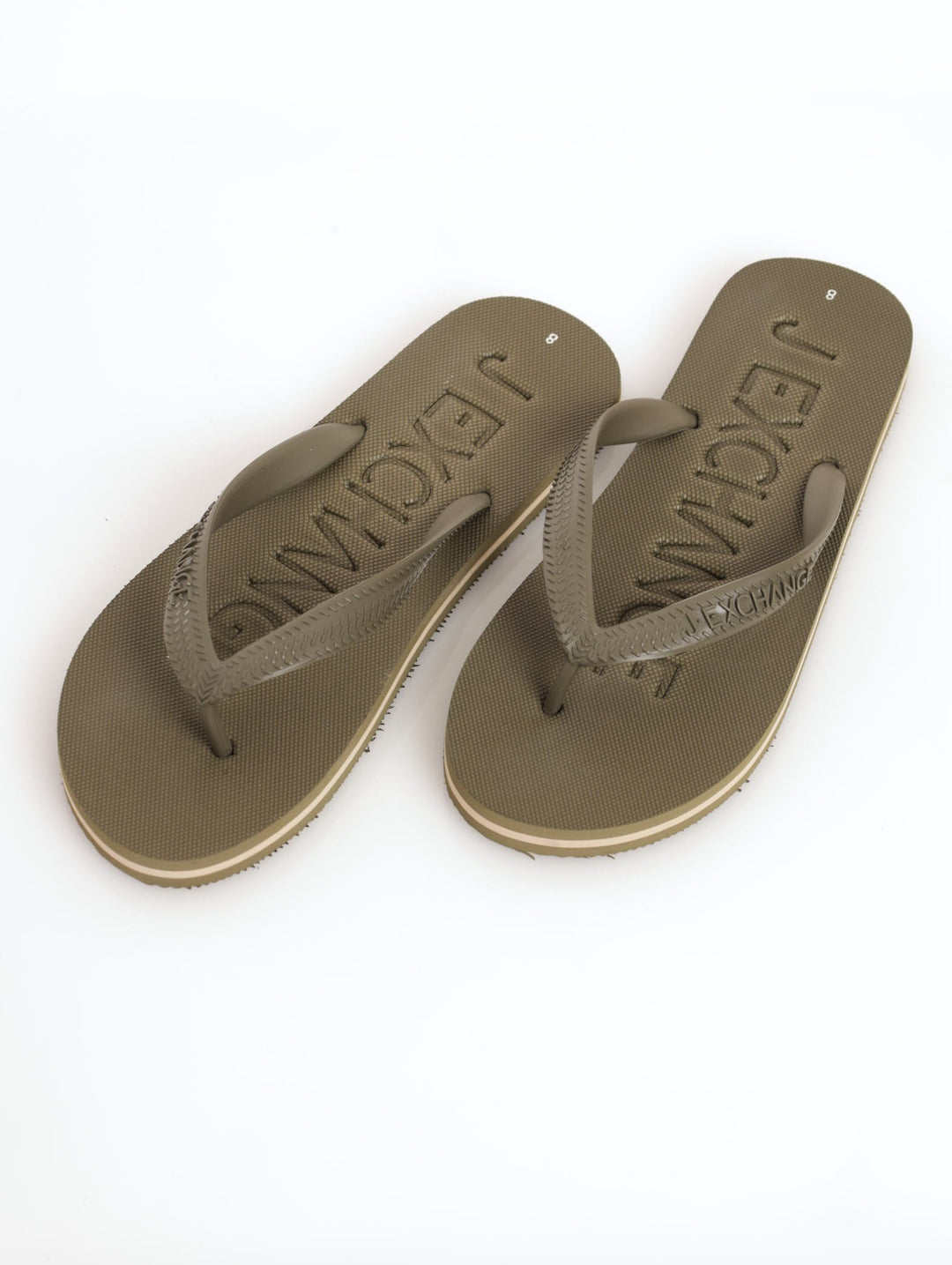 Men's Basic Embossed EVA Slop Sandal - Olive