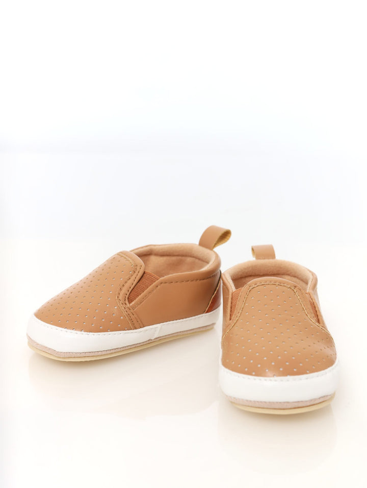Baby Boys Slip On Shoe - Tan