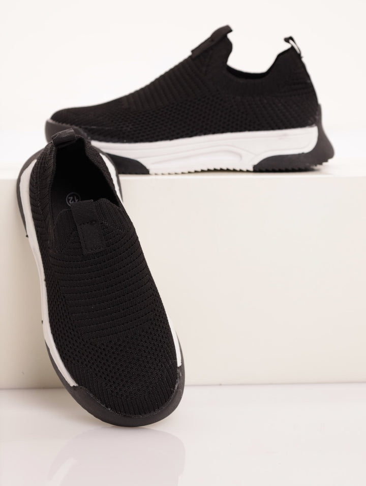 Girls Slip-On Sneaker - Black