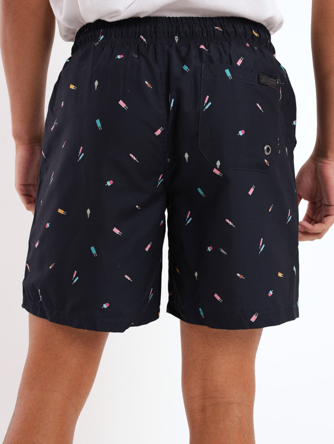Men's Ice Cream Swim Short - Navy