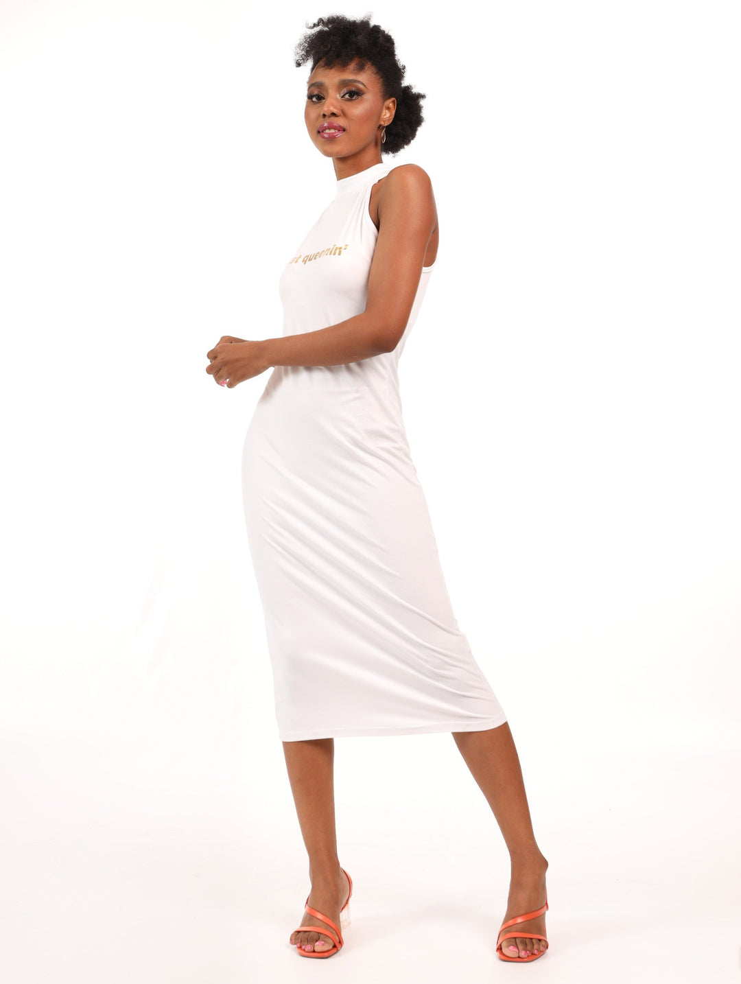 Ladies Tube Dress - White