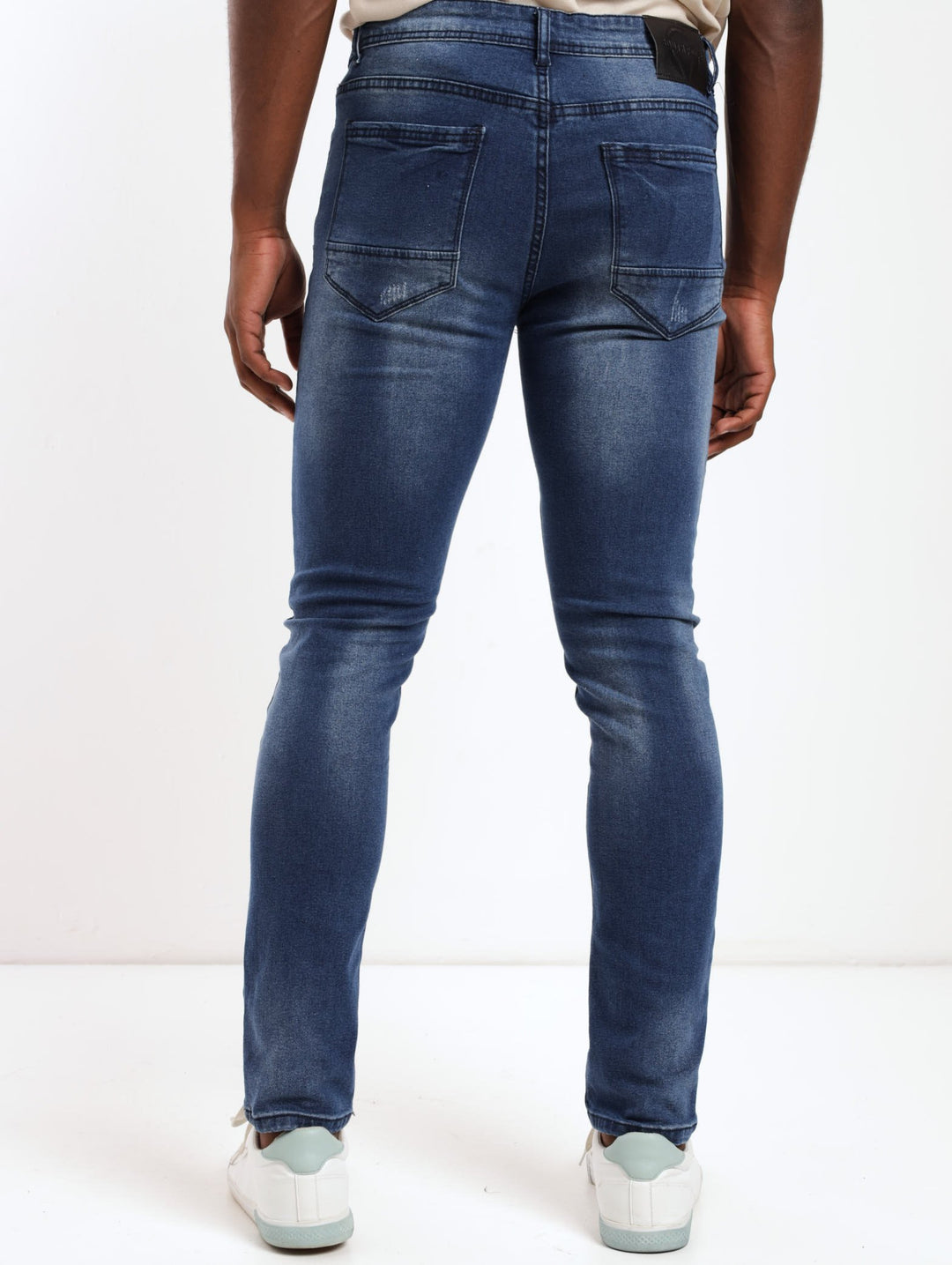 Mens South Pole Scratch Skinny Denim Jean