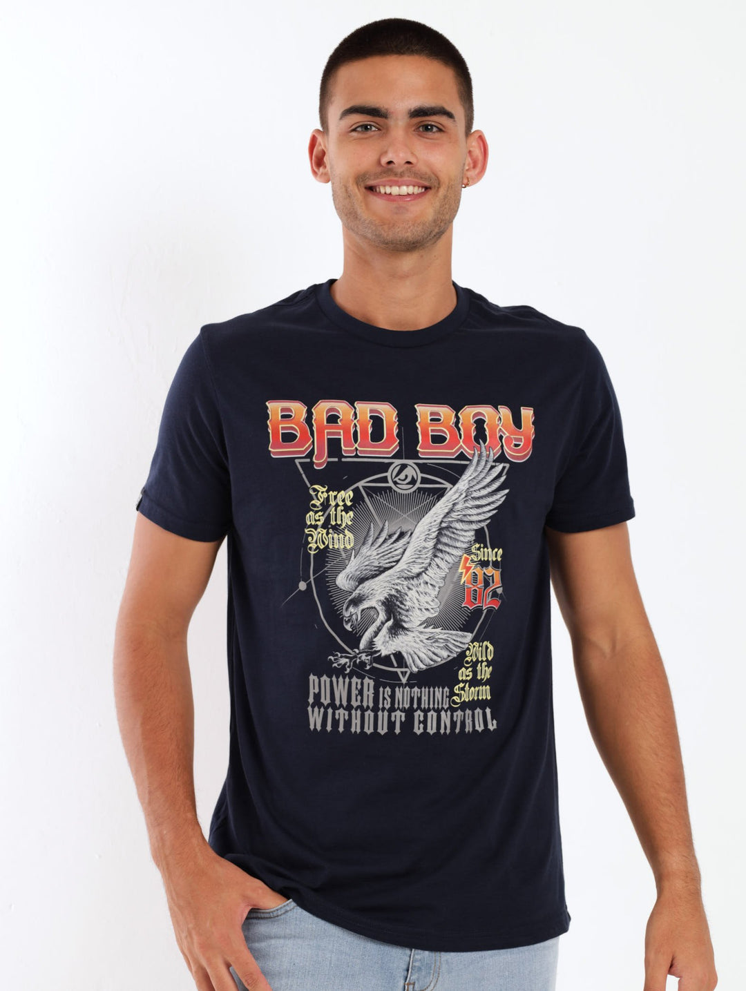 Men's Short Sleeve Forces Crew Tee - Navy