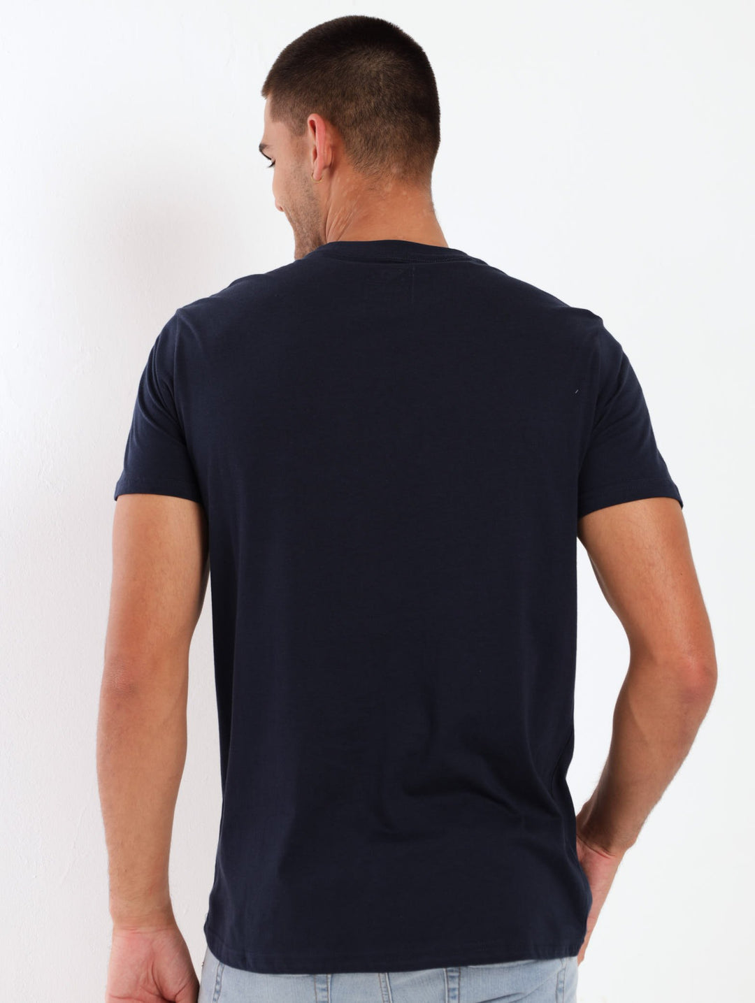 Men's Short Sleeve Forces Crew Tee - Navy