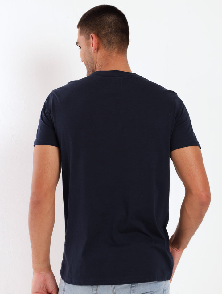Men's Short Sleeve Forces Crew Tee - Navy