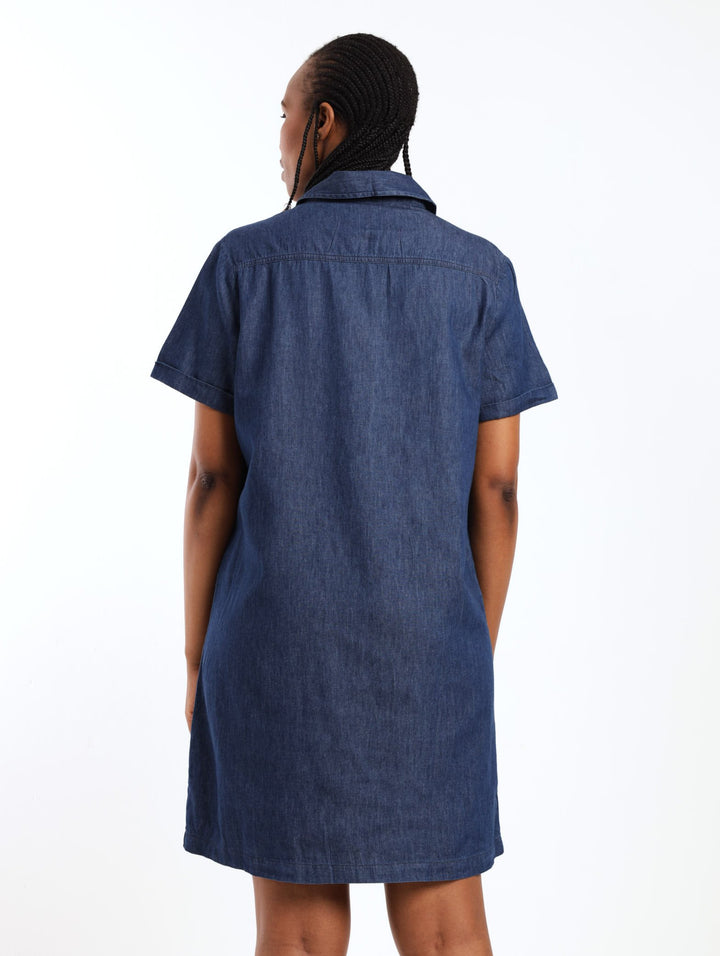 Ladies Denim Shirt Dress