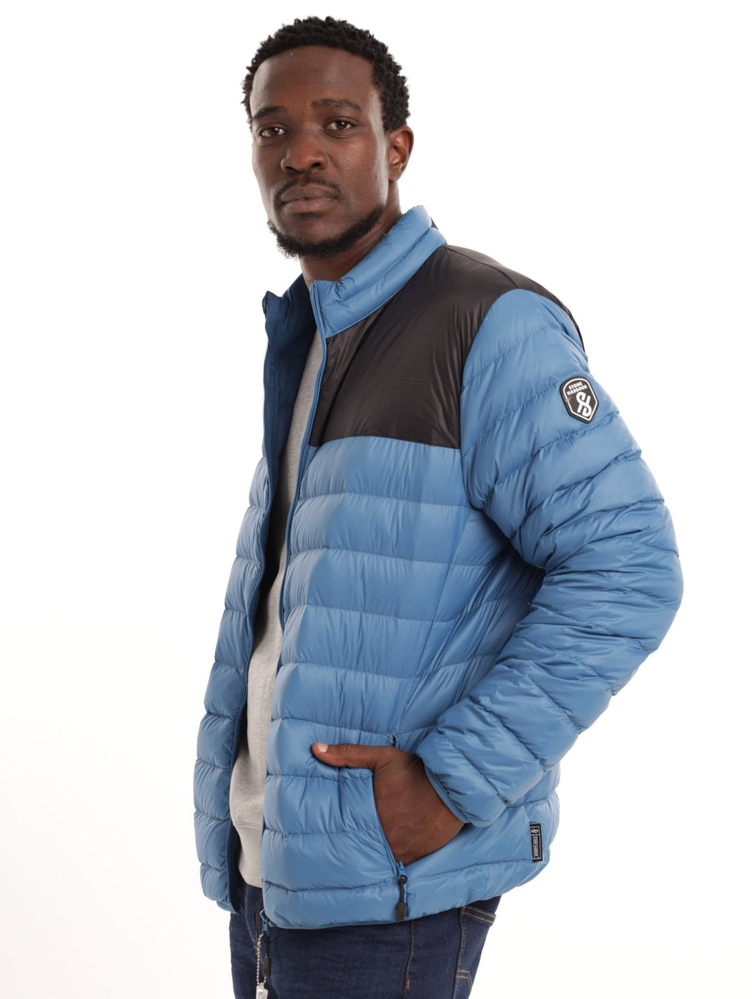 Men's Colourblock Down Puff Jacket