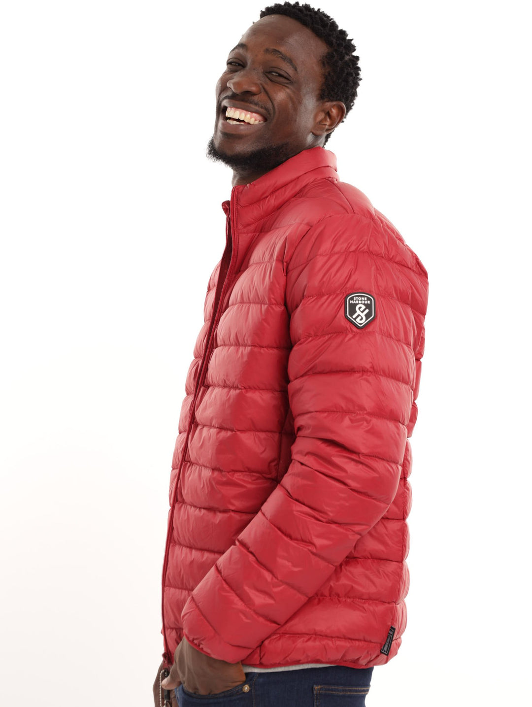 Men's Down Puff Jacket - Red