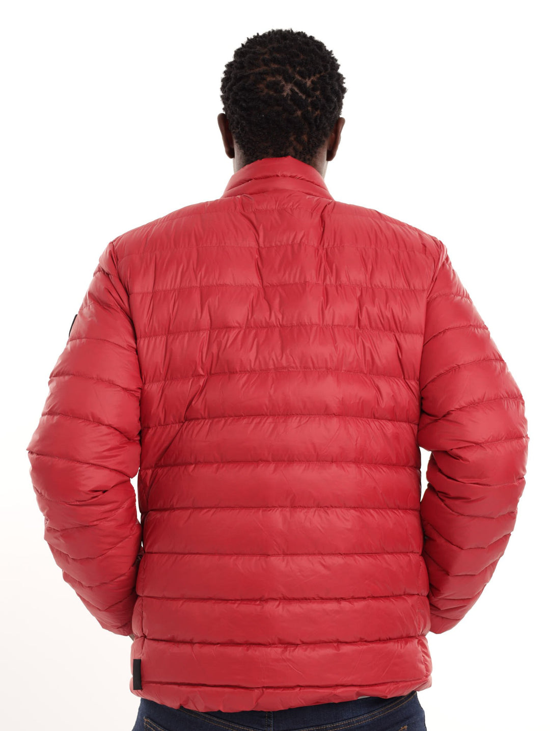 Men's Down Puff Jacket - Red