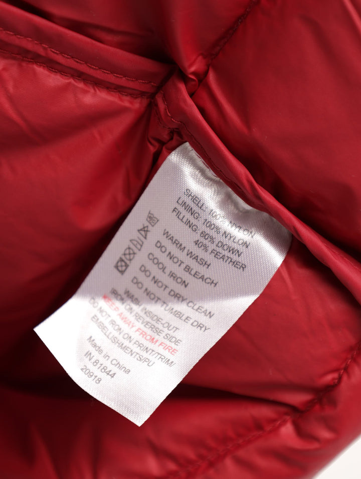 Men's Down Puff Jacket - Red