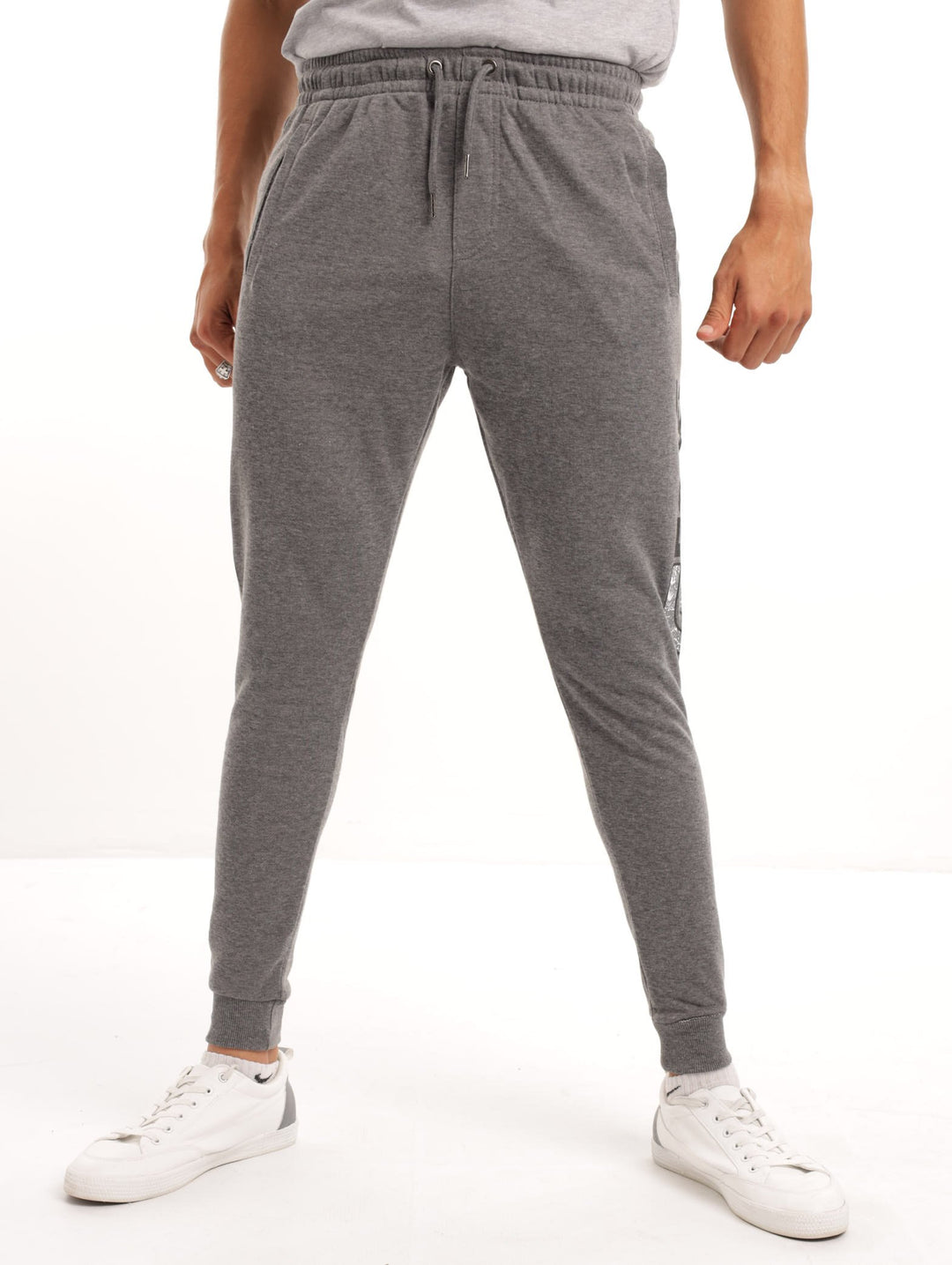 Men's Track Pants - Grey Melange