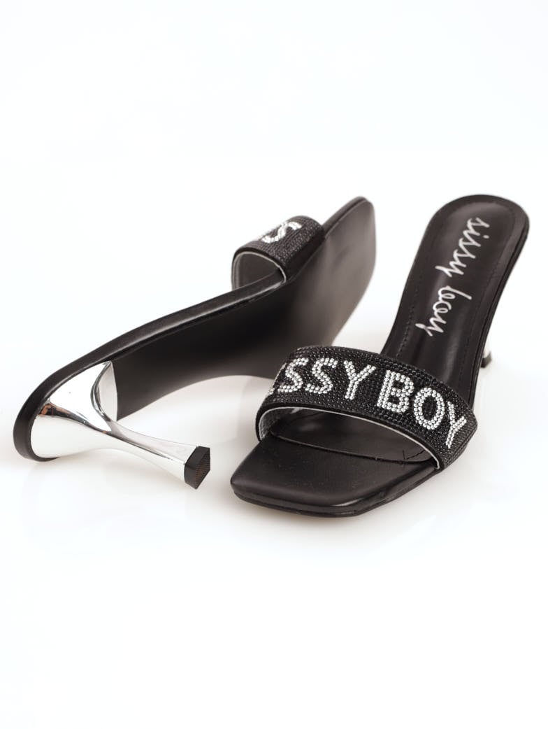 Ladies Just Dropped Heel - Black