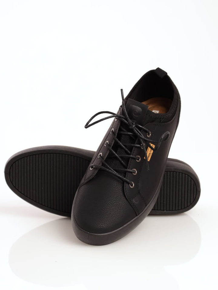 Men's Roger PU Sneaker - Black