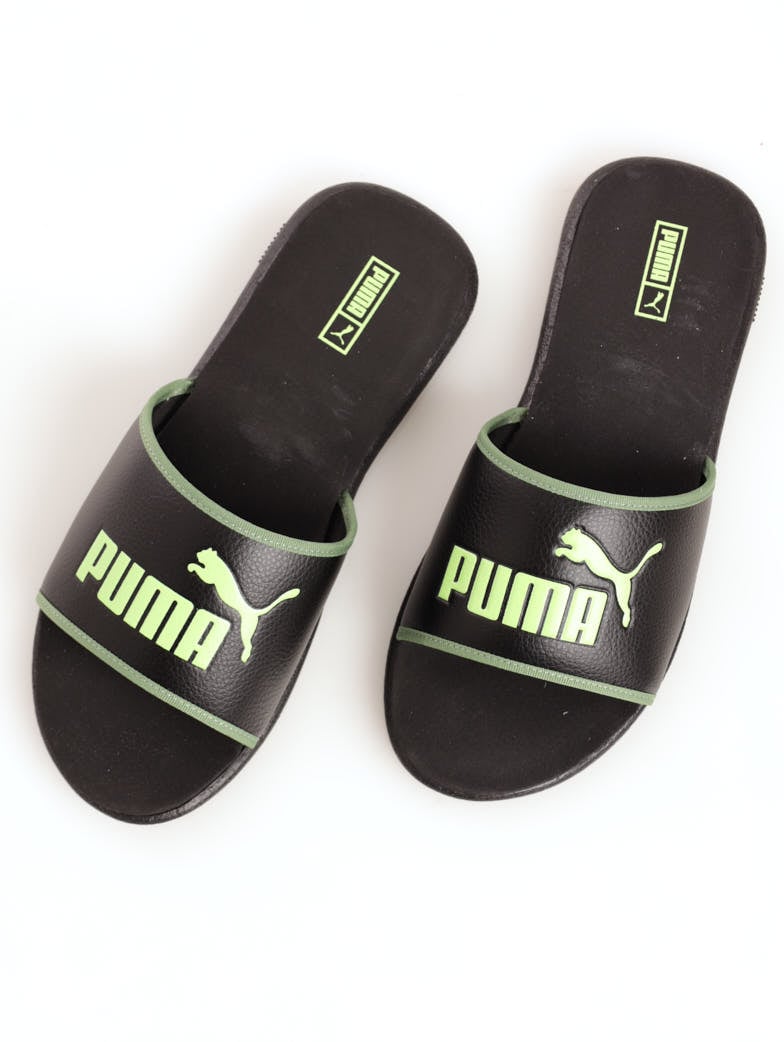 Men's Sporty V-Slide Sandal - Black/Grey