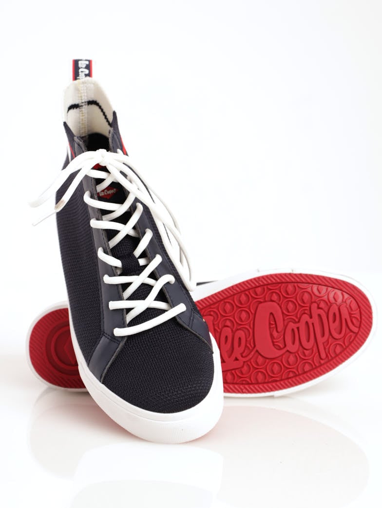 Men's Flyknit Hi-Top Sneaker - Navy