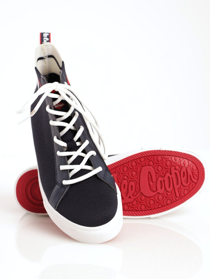 Men's Flyknit Hi-Top Sneaker - Navy