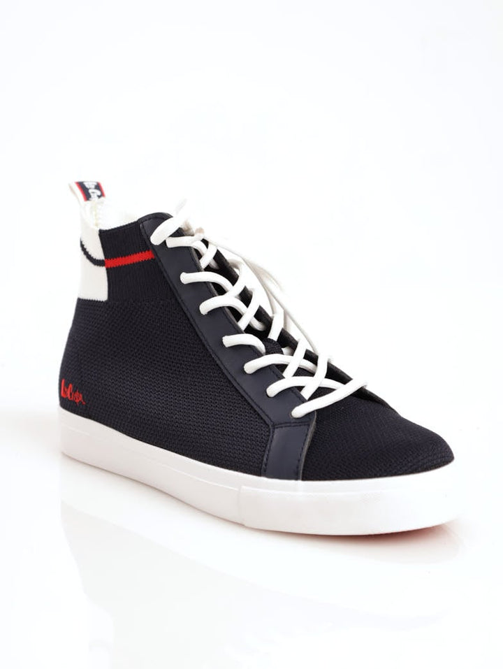 Men's Flyknit Hi-Top Sneaker - Navy