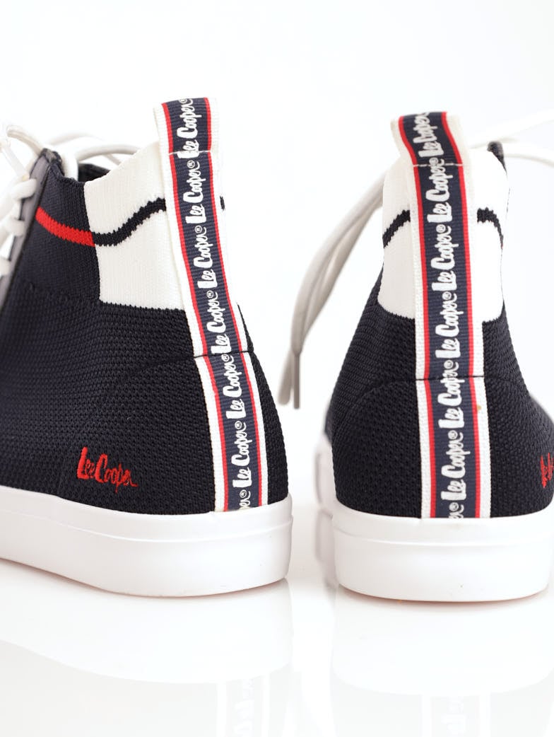 Men's Flyknit Hi-Top Sneaker - Navy