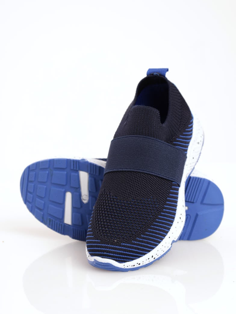 Boys Knit Slip-On Sneaker - Navy