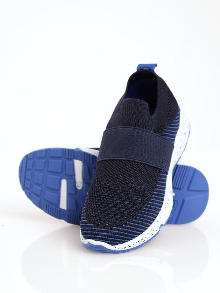 Boys Knit Slip-On Sneaker - Navy