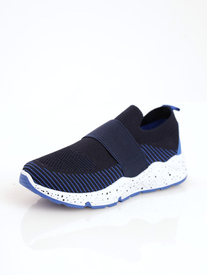 Boys Knit Slip-On Sneaker - Navy