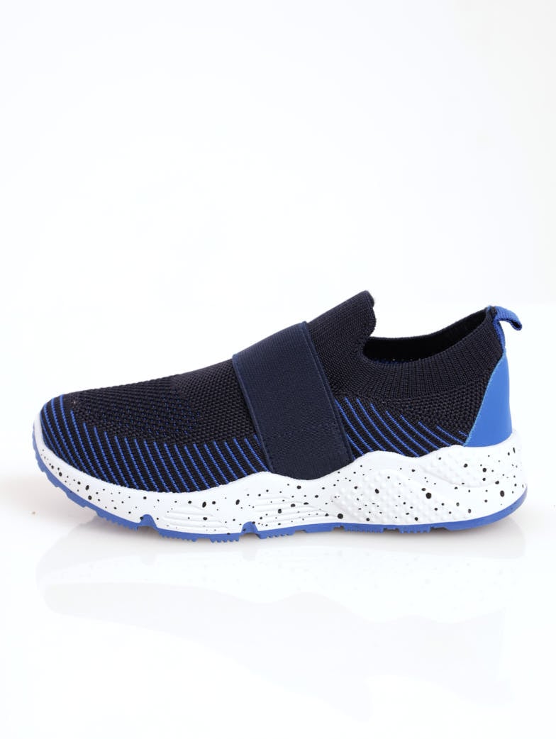 Boys Knit Slip-On Sneaker - Navy