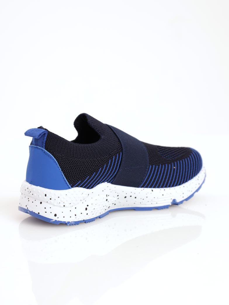 Boys Knit Slip-On Sneaker - Navy