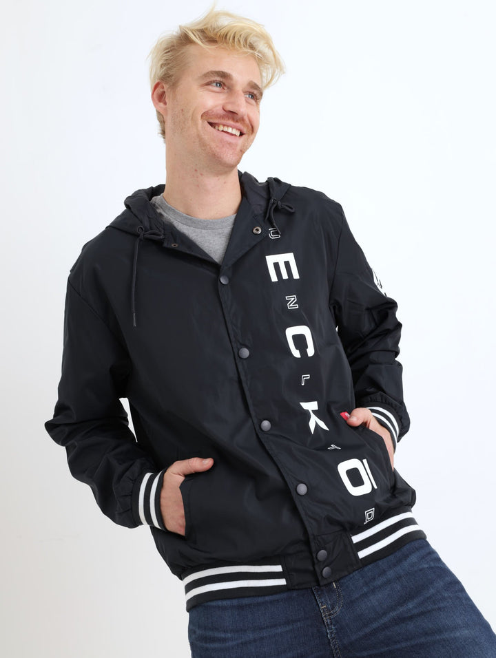 Men's Rain Jacket Tipped Rib - Navy