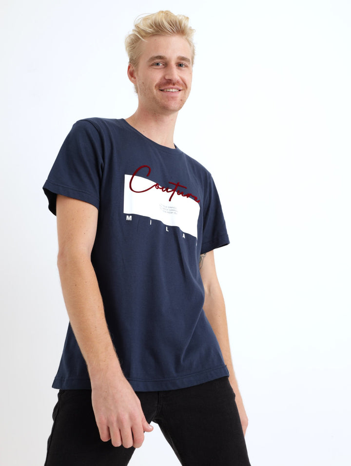 Men's Milan Couture Tee - Navy