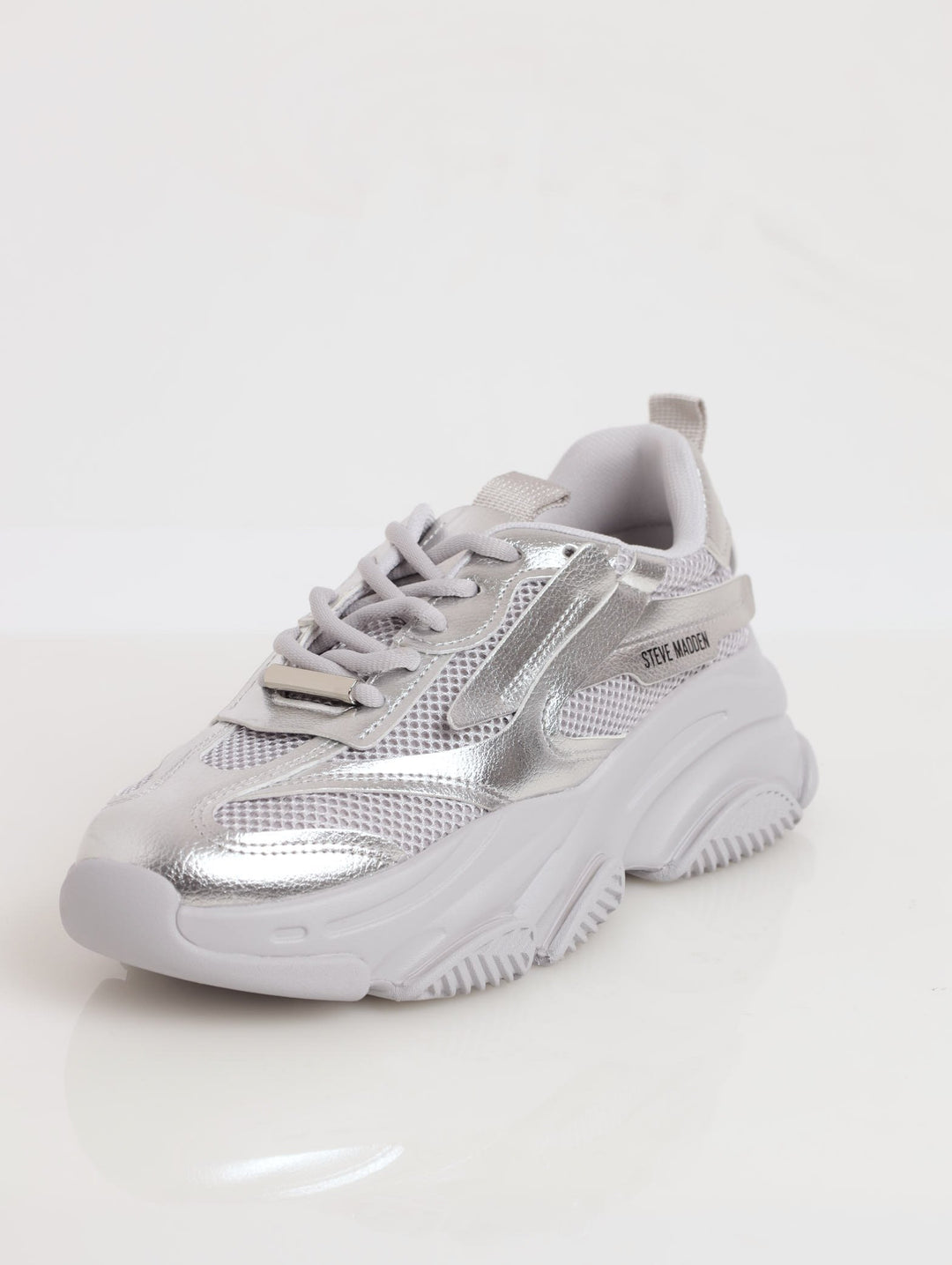 Ladies Possession Sneaker - Silver