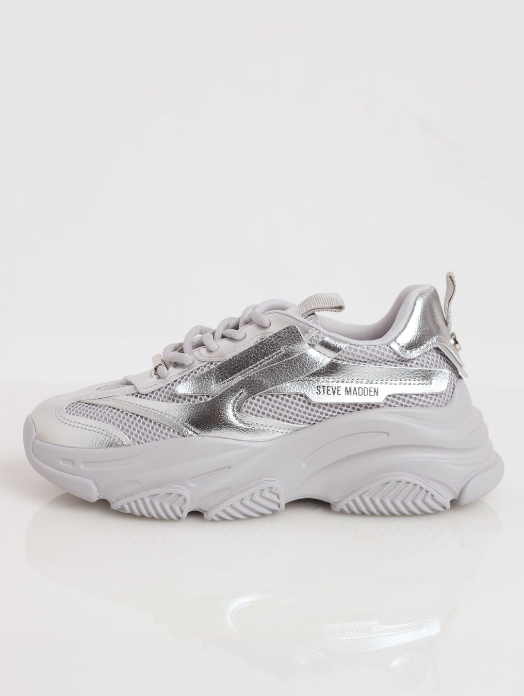 Ladies Possession Sneaker - Silver
