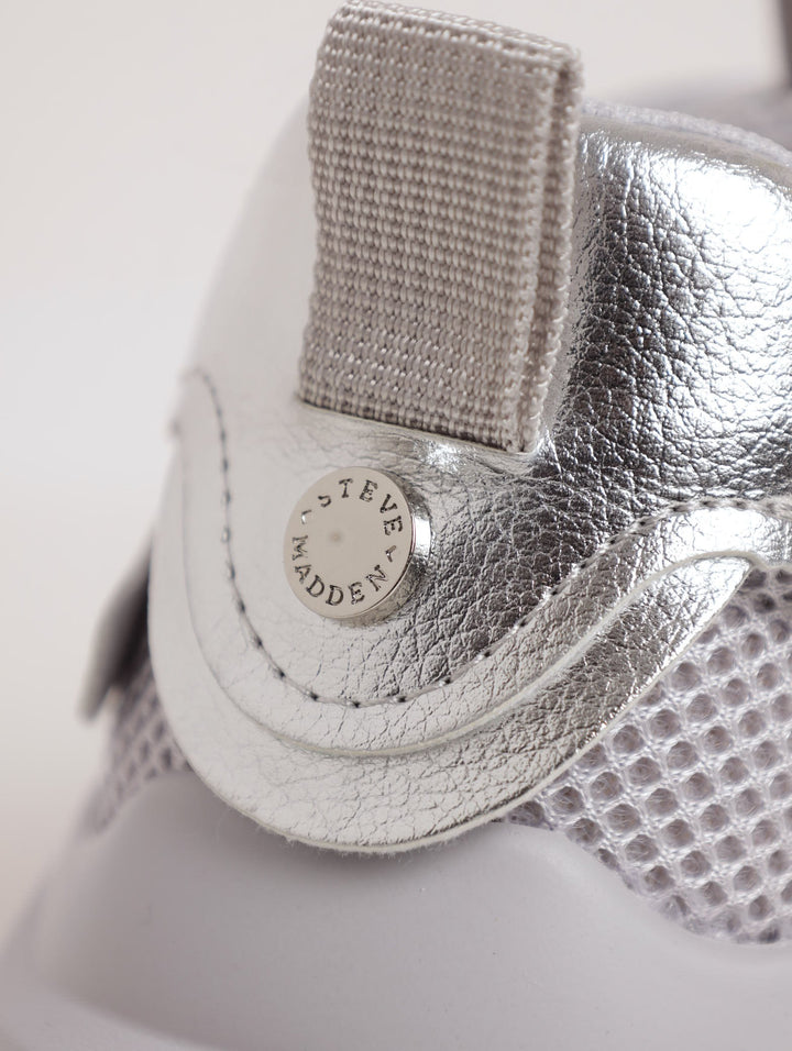 Ladies Possession Sneaker - Silver