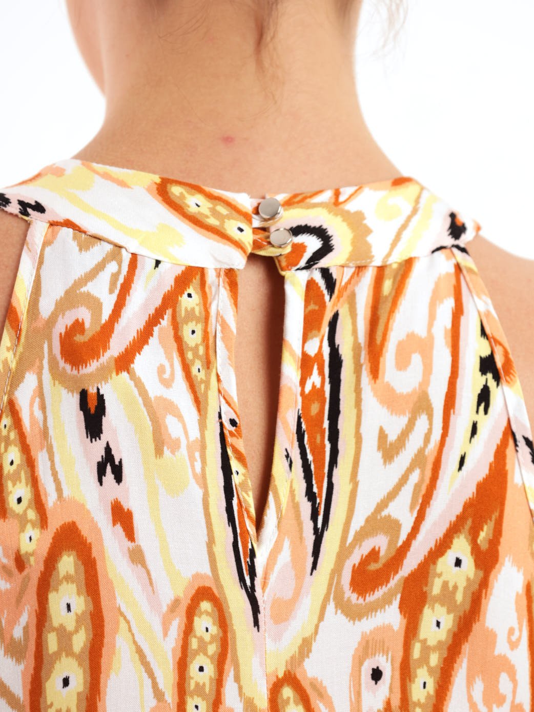 Ladies Sleeveless Halter Neck Maxi Dress