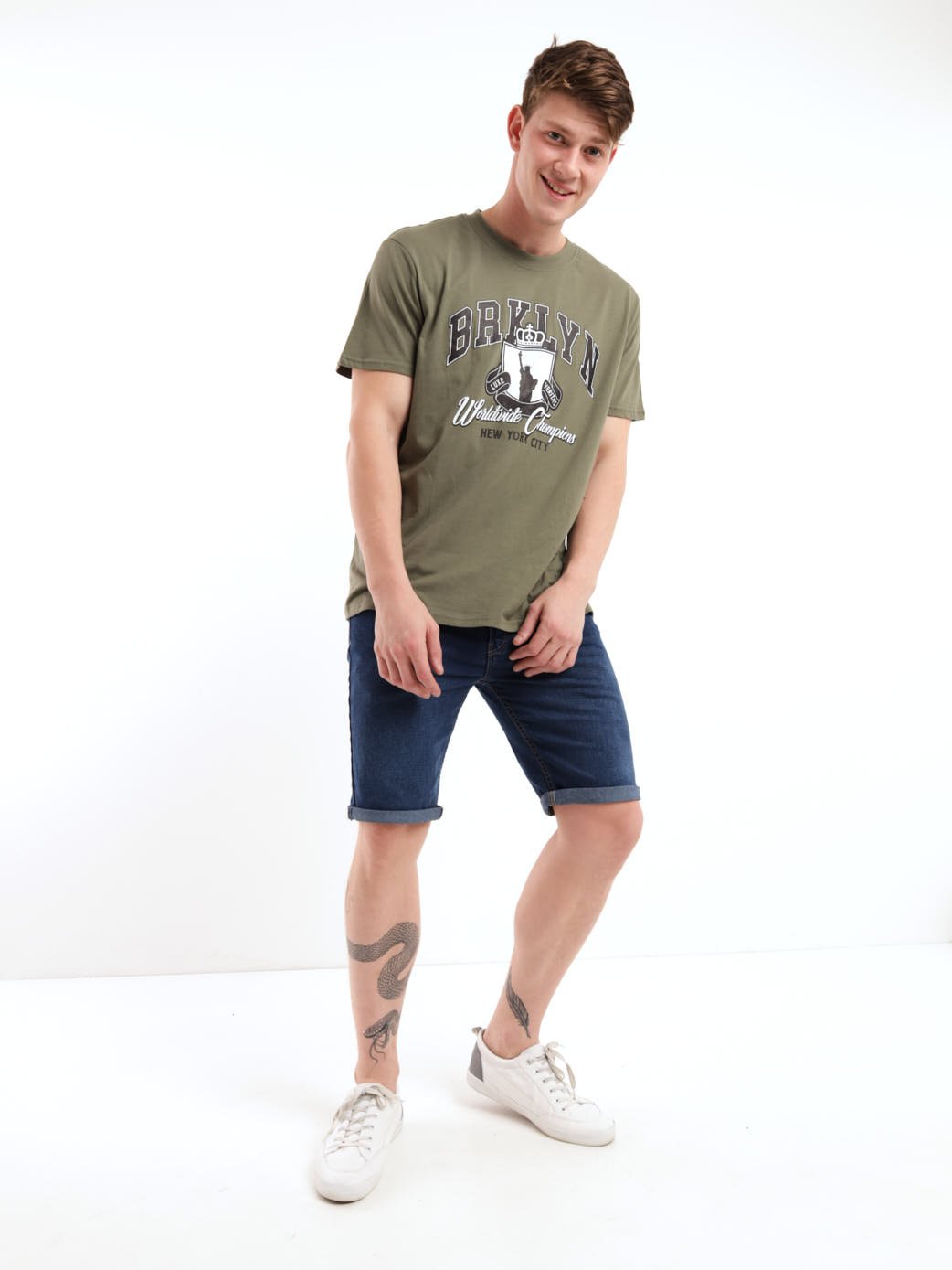 Men's Brooklyn Crown Tee - Fatigue