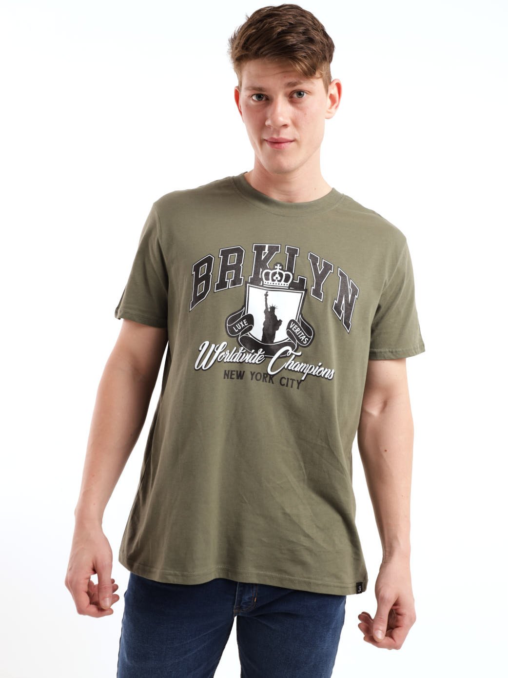 Men's Brooklyn Crown Tee - Fatigue