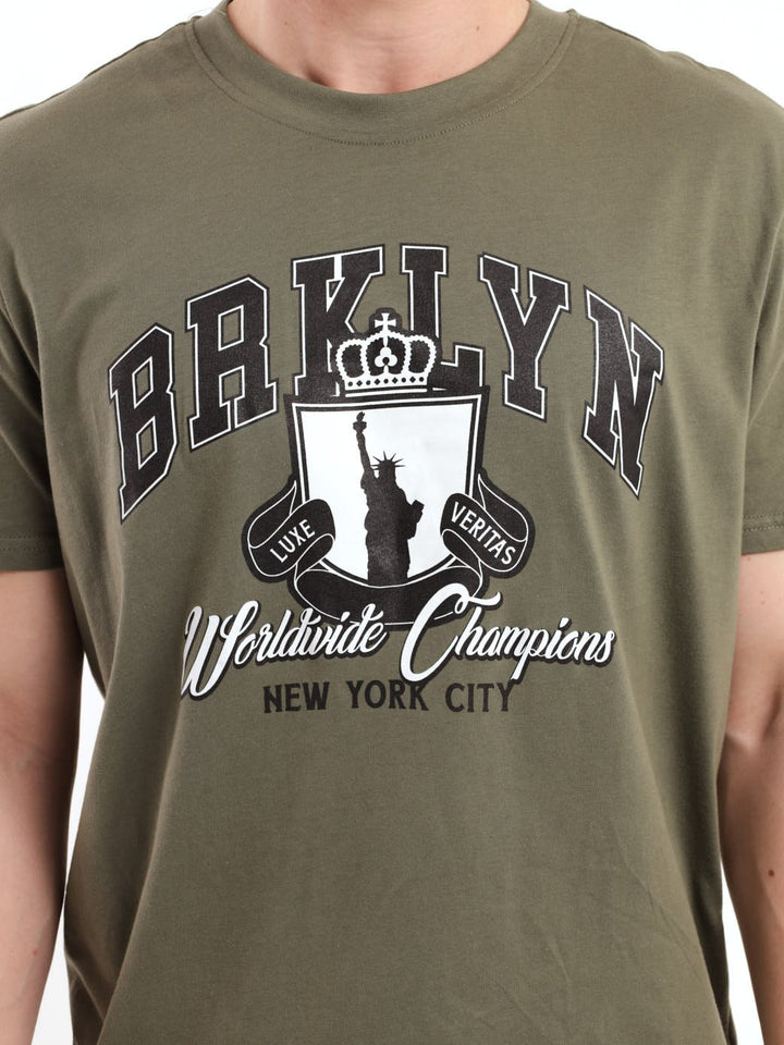 Men's Brooklyn Crown Tee - Fatigue