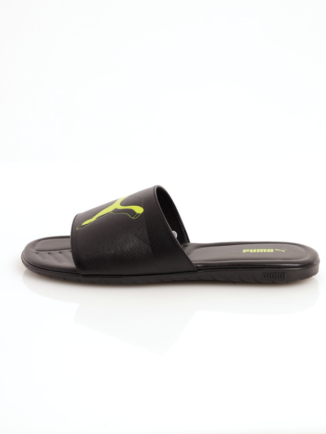 Men's Streetcat Embossed Slide Sandal - Black/Yellow
