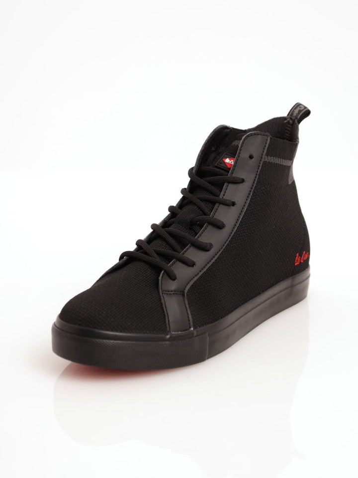 Men's Flyknit Hi-Top Sneaker - Black