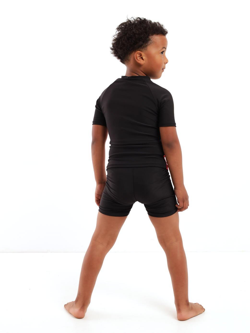 Pre-Boys 2 Piece Ironman Swimsuit - Red/Blk