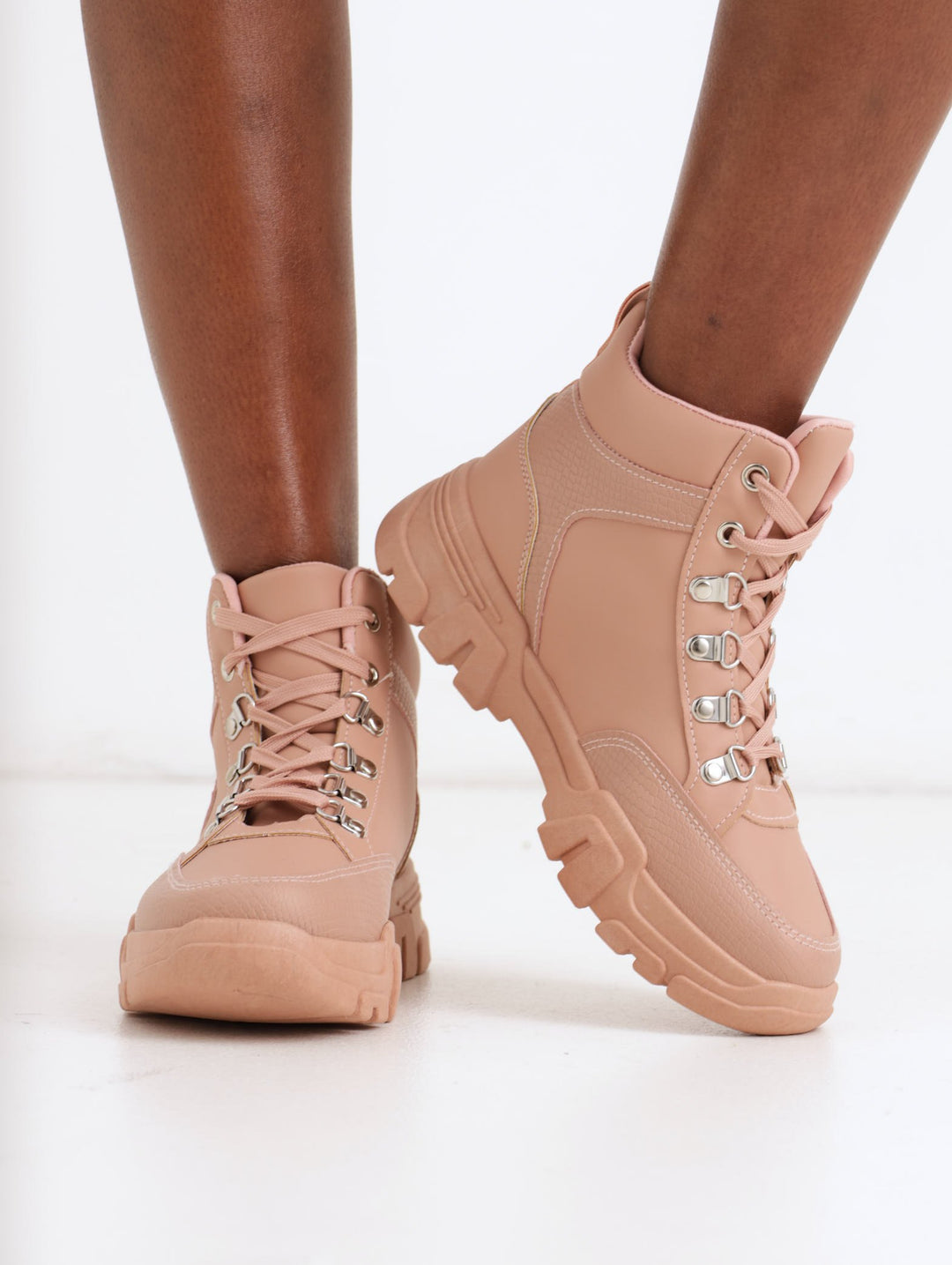 Ladies Sneaker Boot - Blush