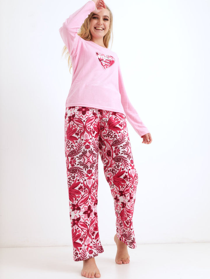 Ladies Floral Mothers Day Sleepwear Set