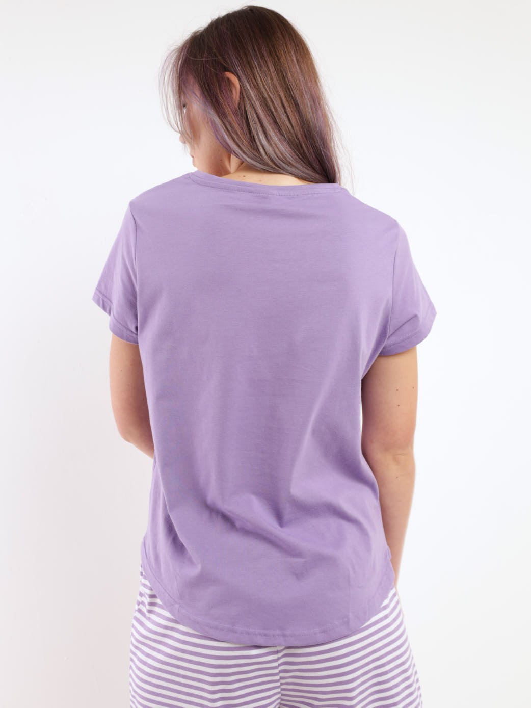Ladies Flying Into My Dreams Top - Purple