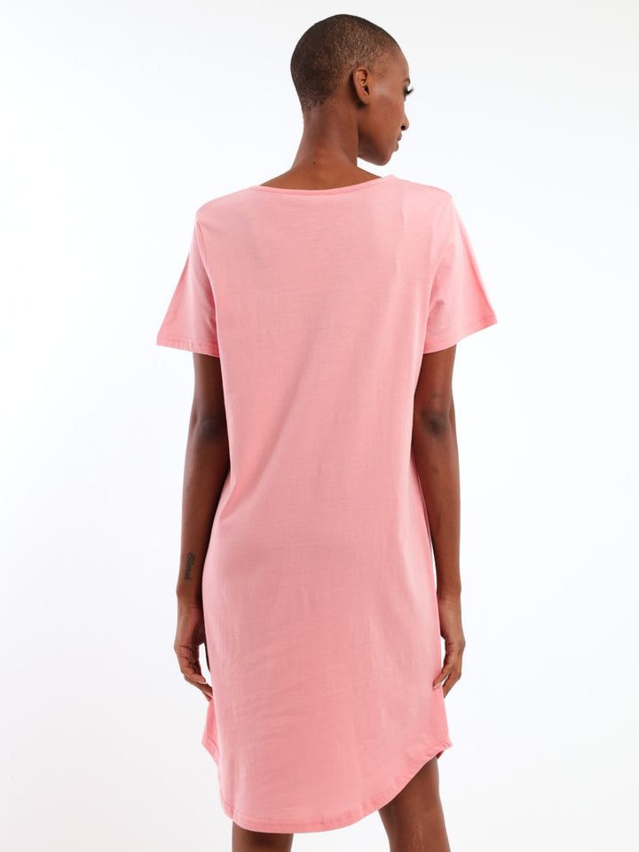 Ladies Summer Nights Sleepshirt - Pink