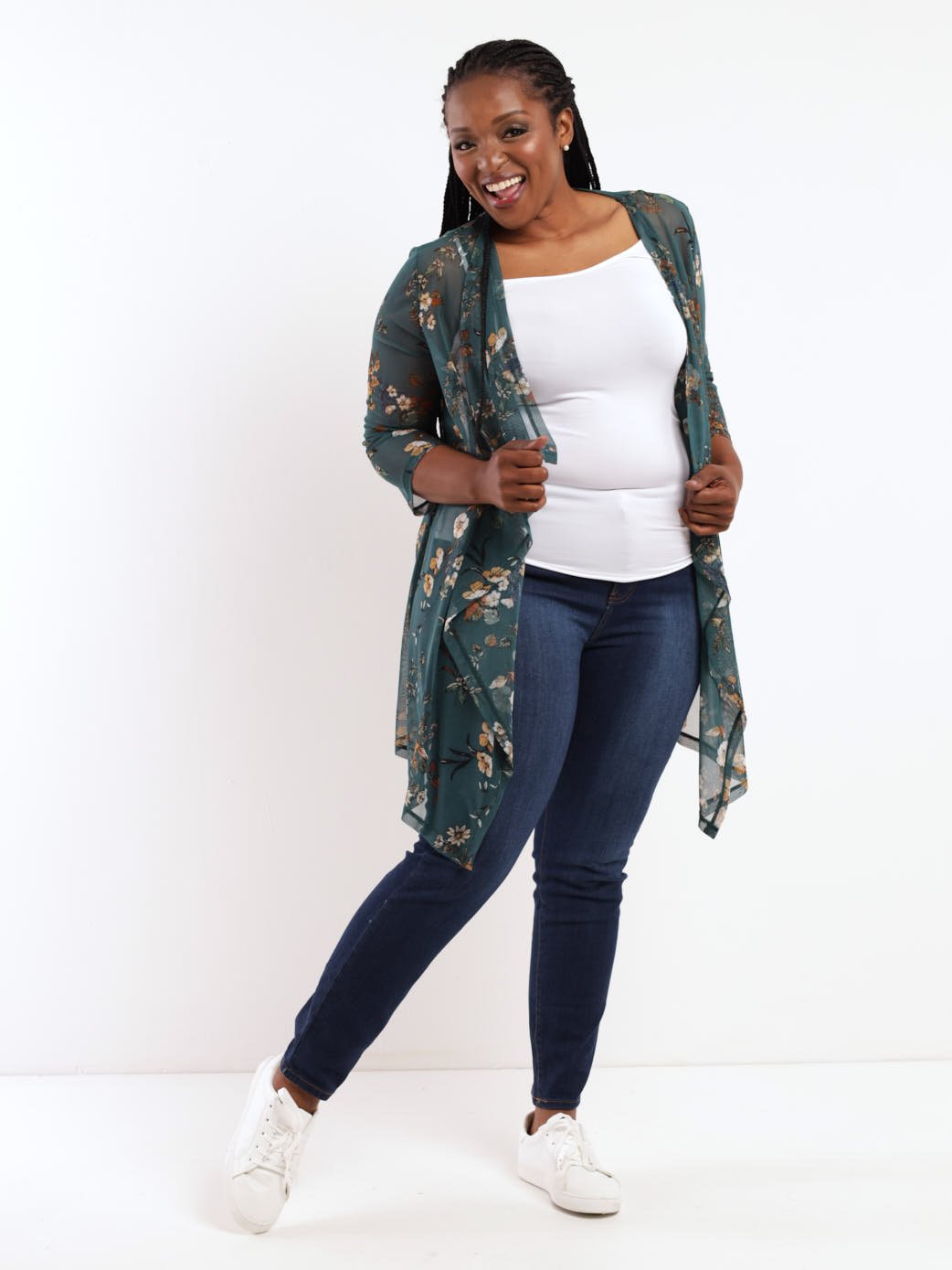 Ladies Mesh Waterfall Jacket