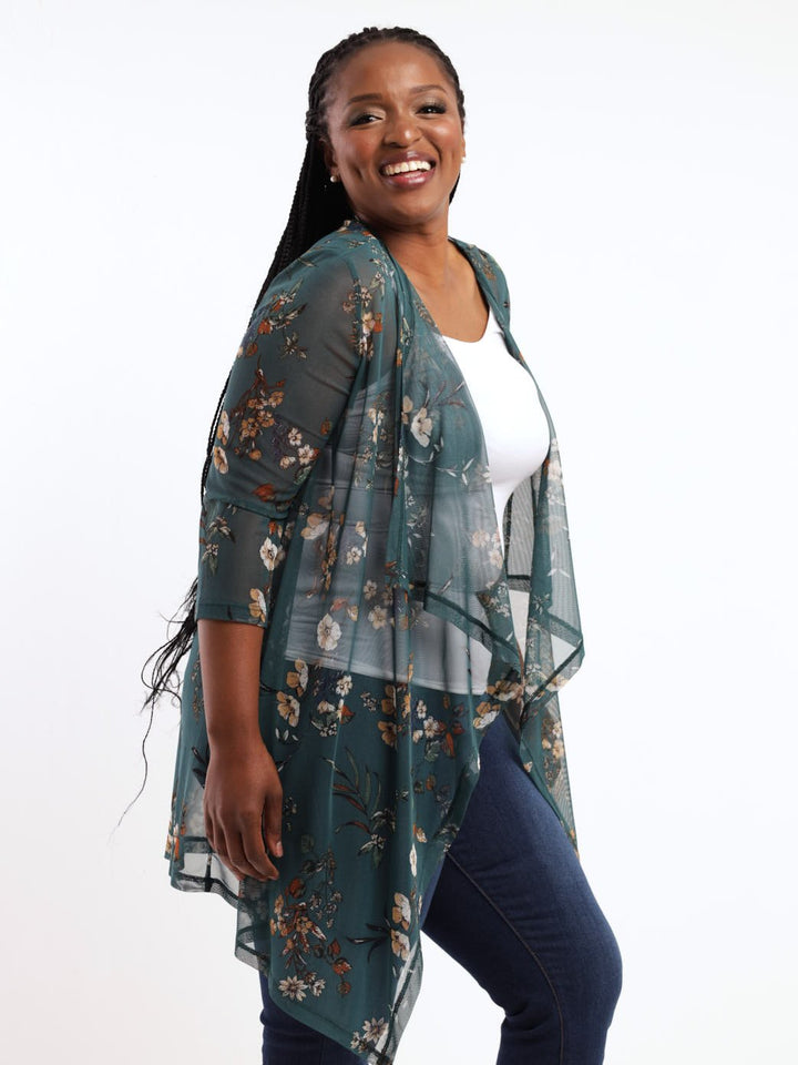 Ladies Mesh Waterfall Jacket